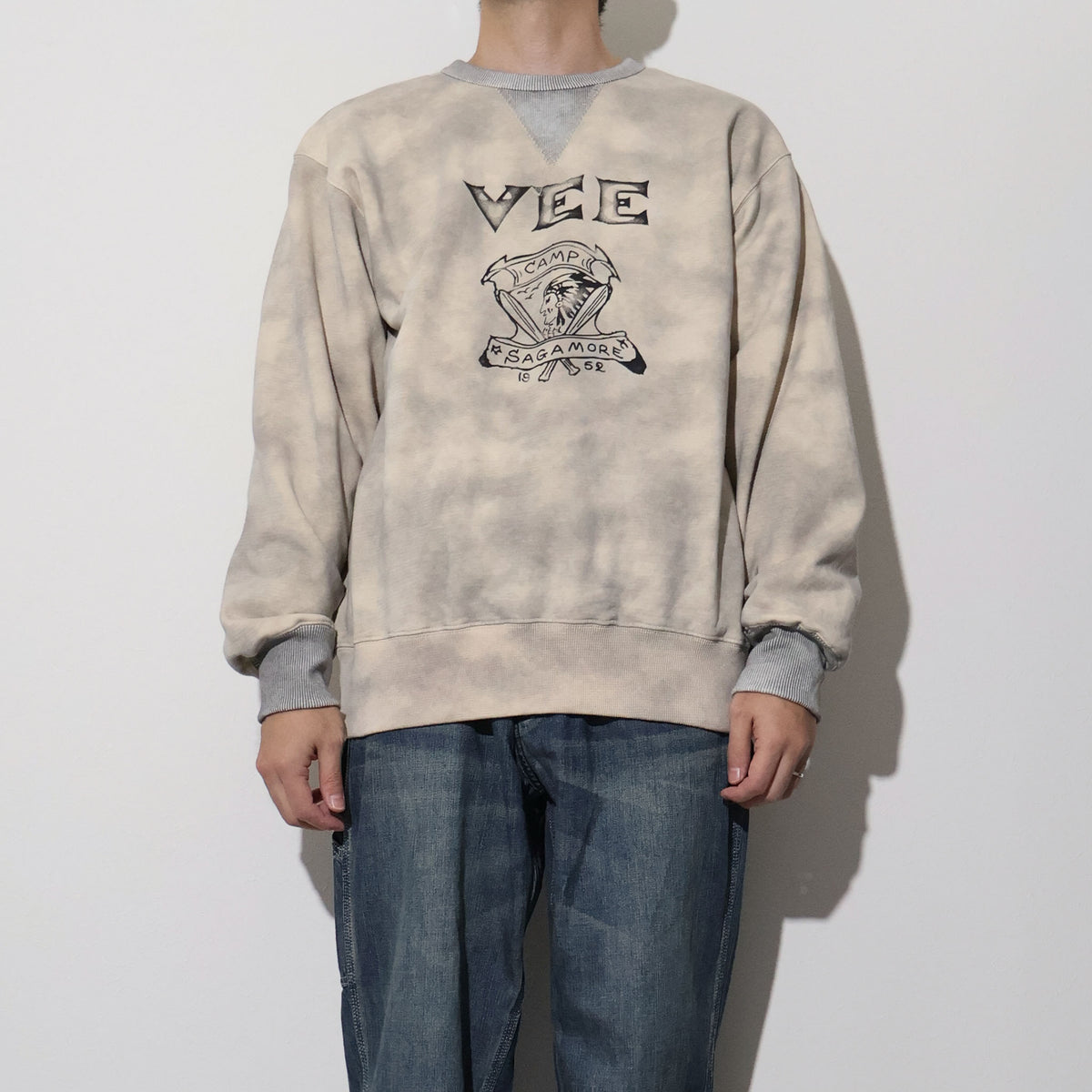HOUSTON / 22460 TWO TONE C/N SWEAT (BEE)