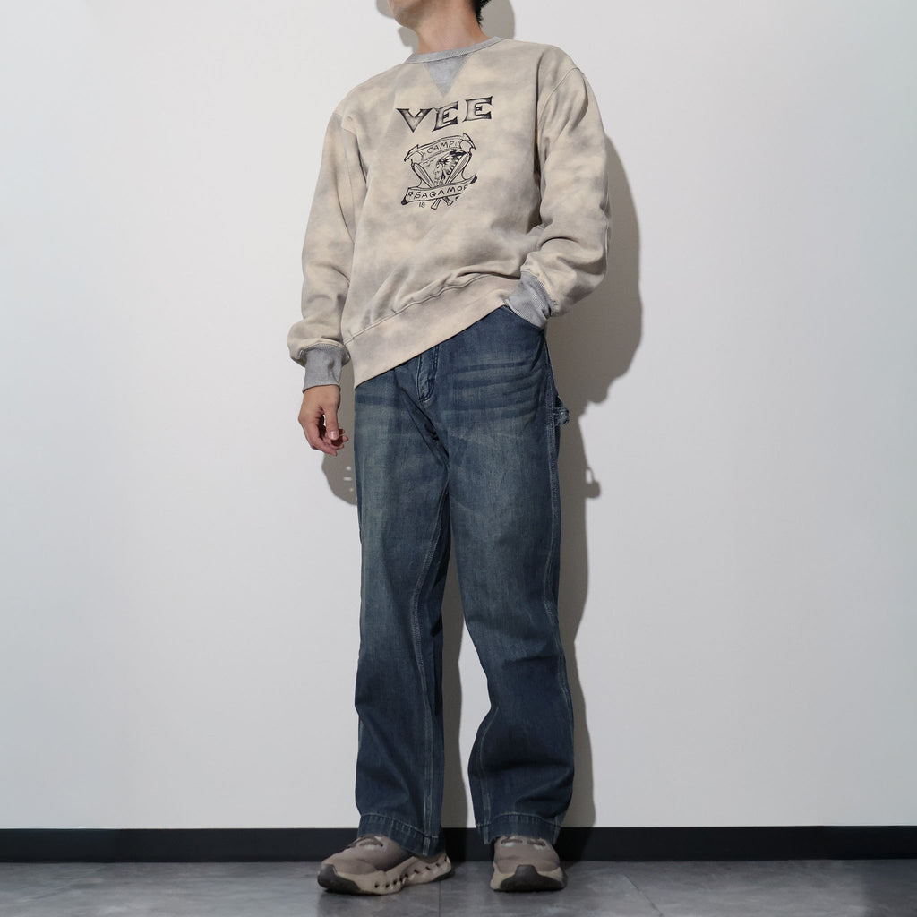 HOUSTON / 22460 TWO TONE C/N SWEAT (BEE)