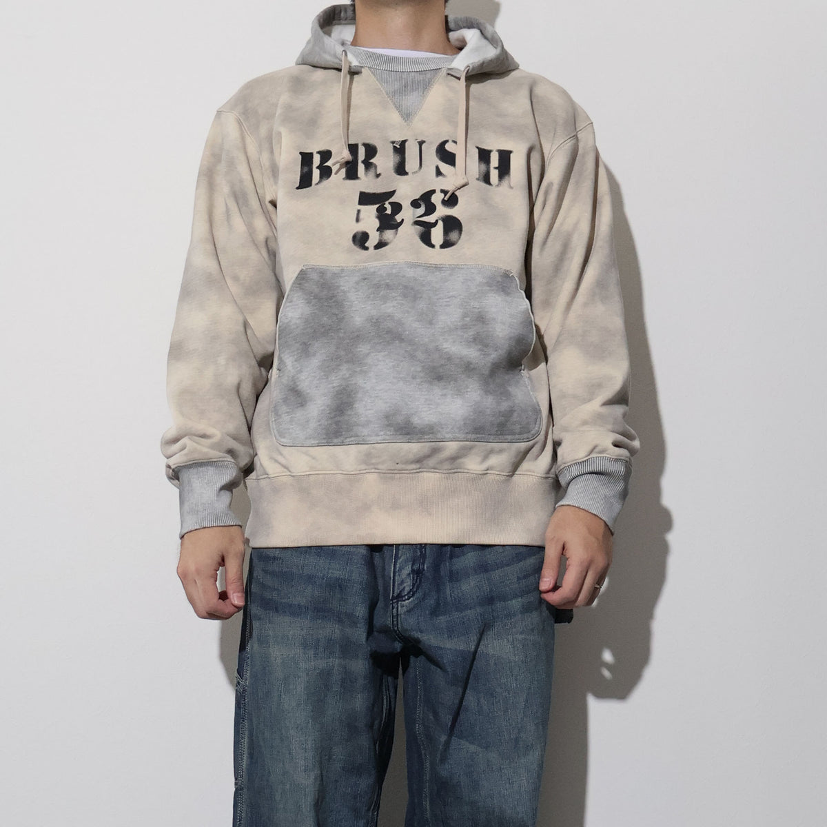 HOUSTON / 22461 TWO TONE SWEAT HOODIE (BRUSH)