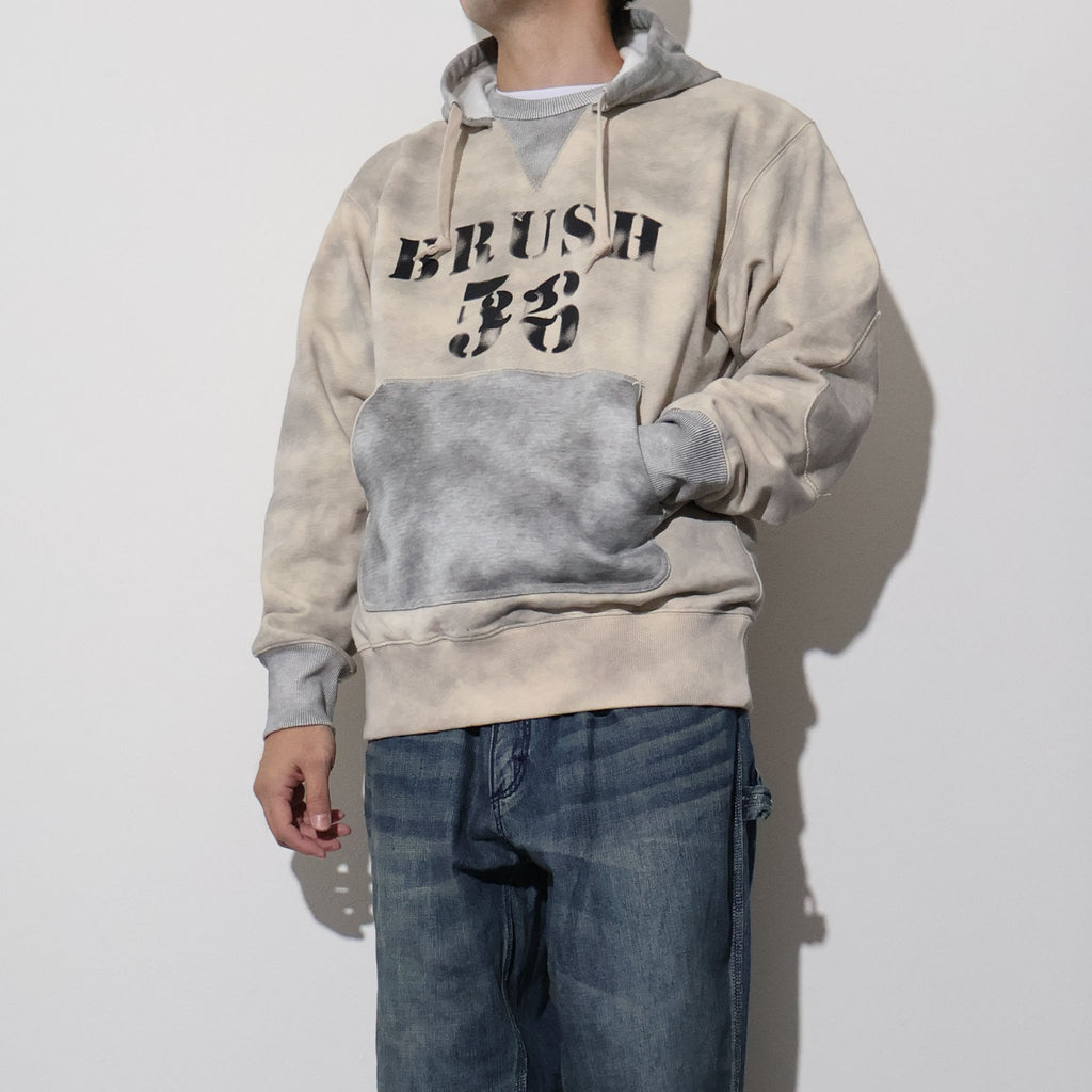 HOUSTON / 22461 TWO TONE SWEAT HOODIE (BRUSH)