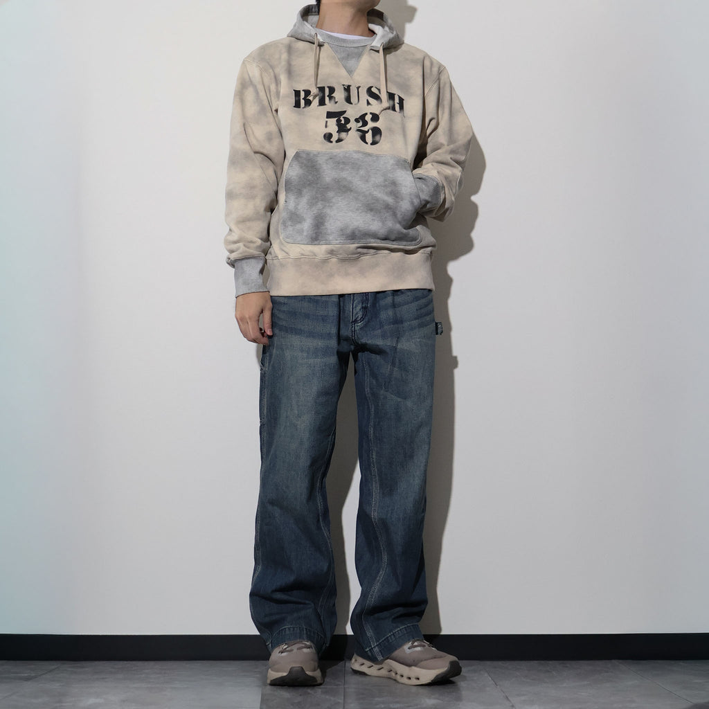 HOUSTON / 22461 TWO TONE SWEAT HOODIE (BRUSH)