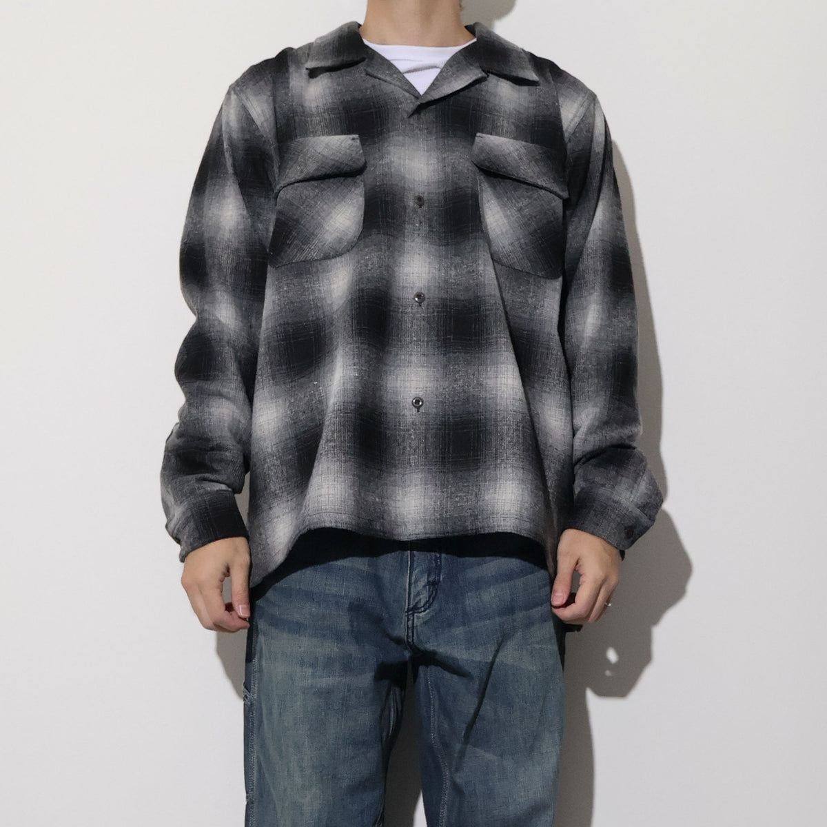 HOUSTON / 41357 MIX WOOL BOARD SHIRT