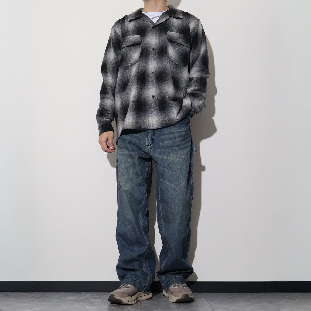 HOUSTON / 41357 MIX WOOL BOARD SHIRT