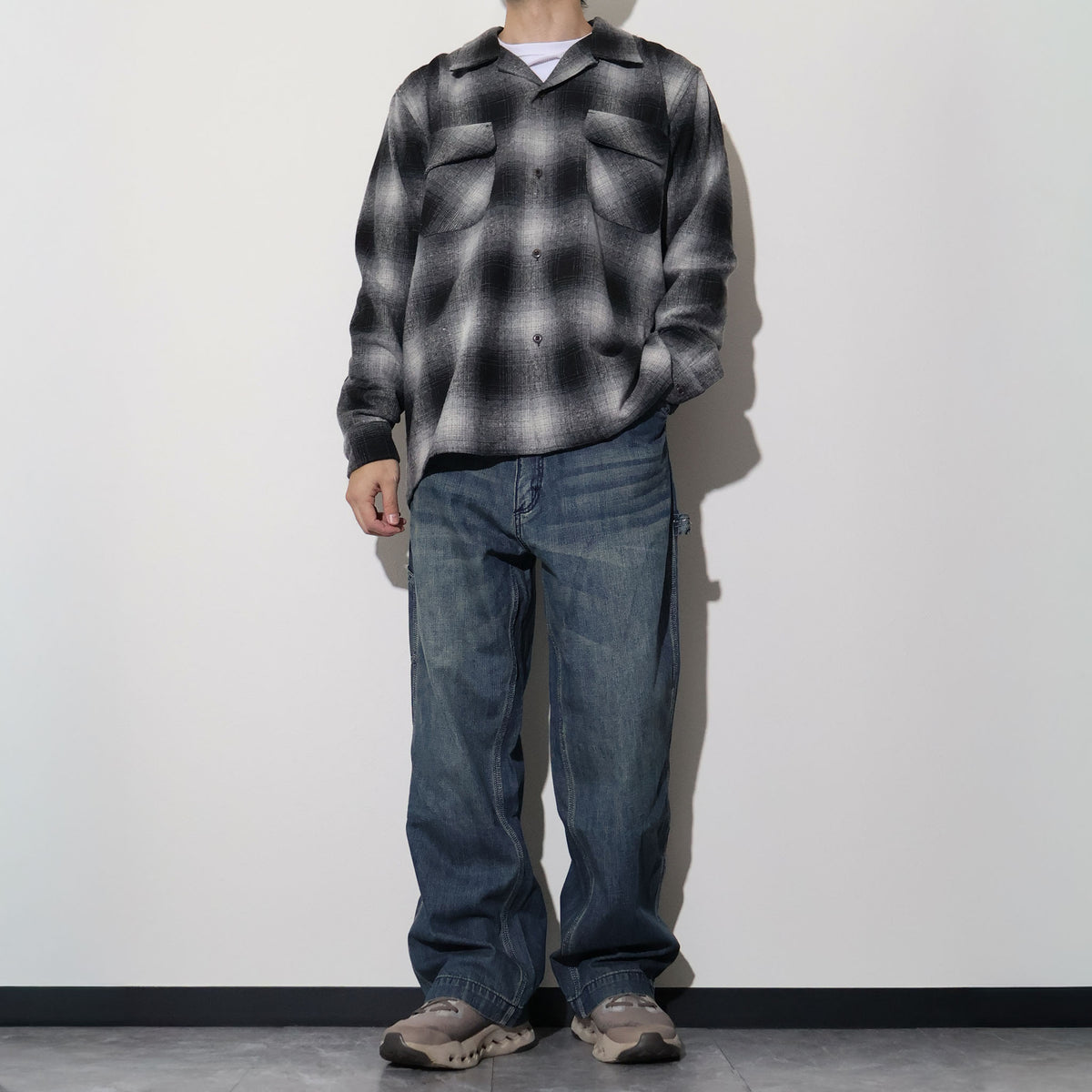 HOUSTON / 41357 MIX WOOL BOARD SHIRT