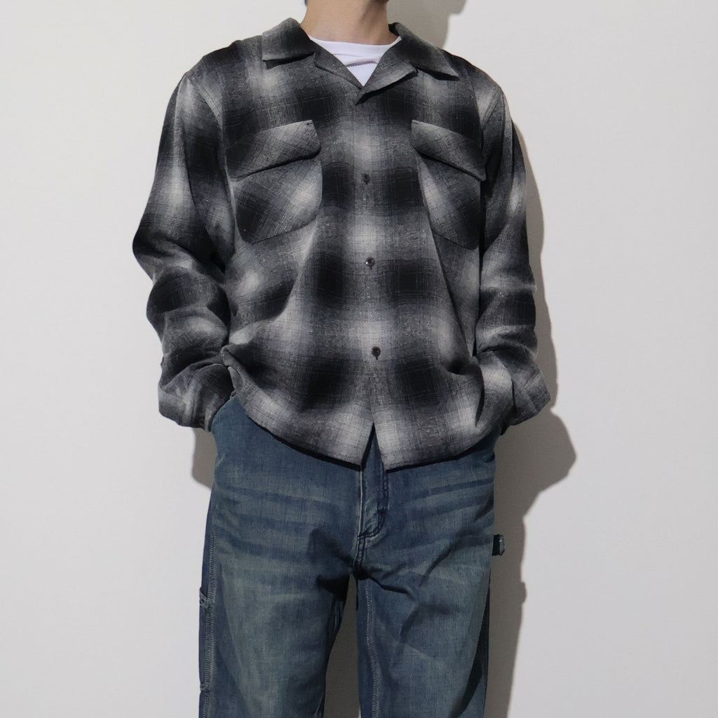 HOUSTON / 41357 MIX WOOL BOARD SHIRT