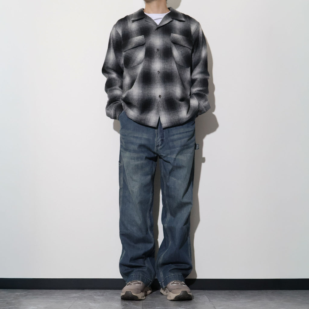 HOUSTON / 41357 MIX WOOL BOARD SHIRT