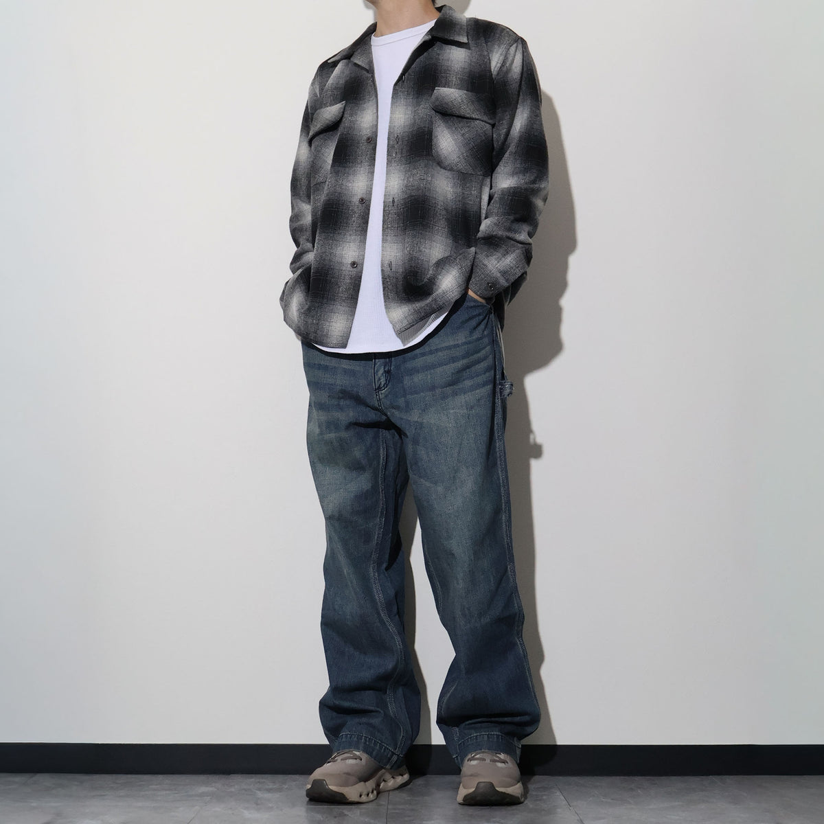 HOUSTON / 41357 MIX WOOL BOARD SHIRT