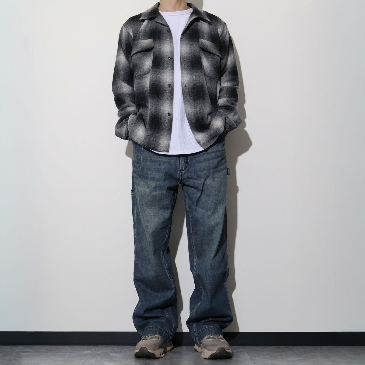 HOUSTON / 41357 MIX WOOL BOARD SHIRT