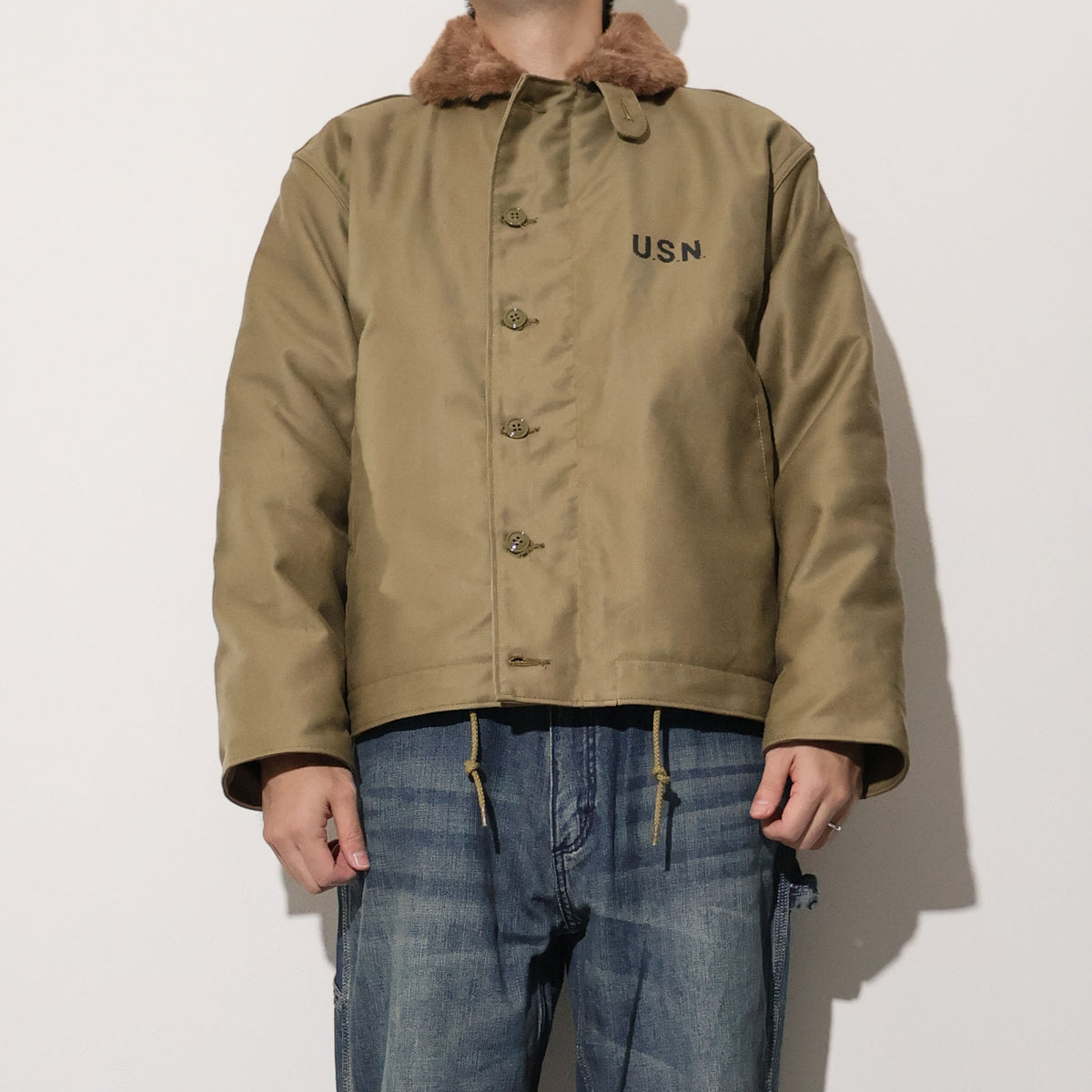 HOUSTON / 5N-1 N-1 DECK JACKET (REGULAR MODEL) TAN