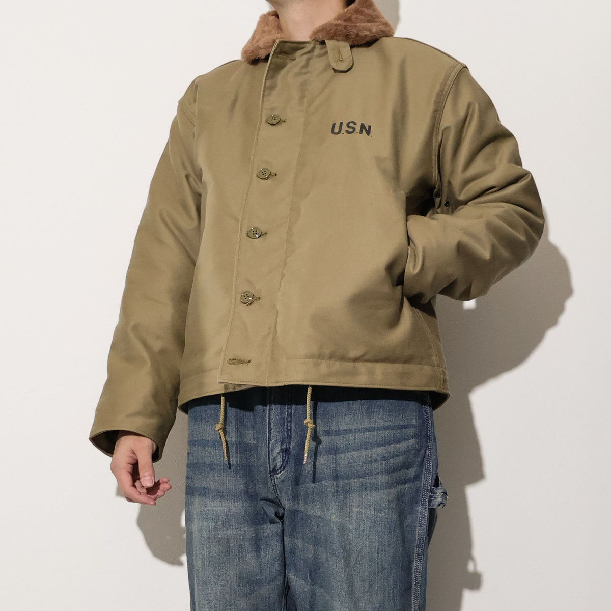 HOUSTON / 5N-1 N-1 DECK JACKET (REGULAR MODEL) TAN