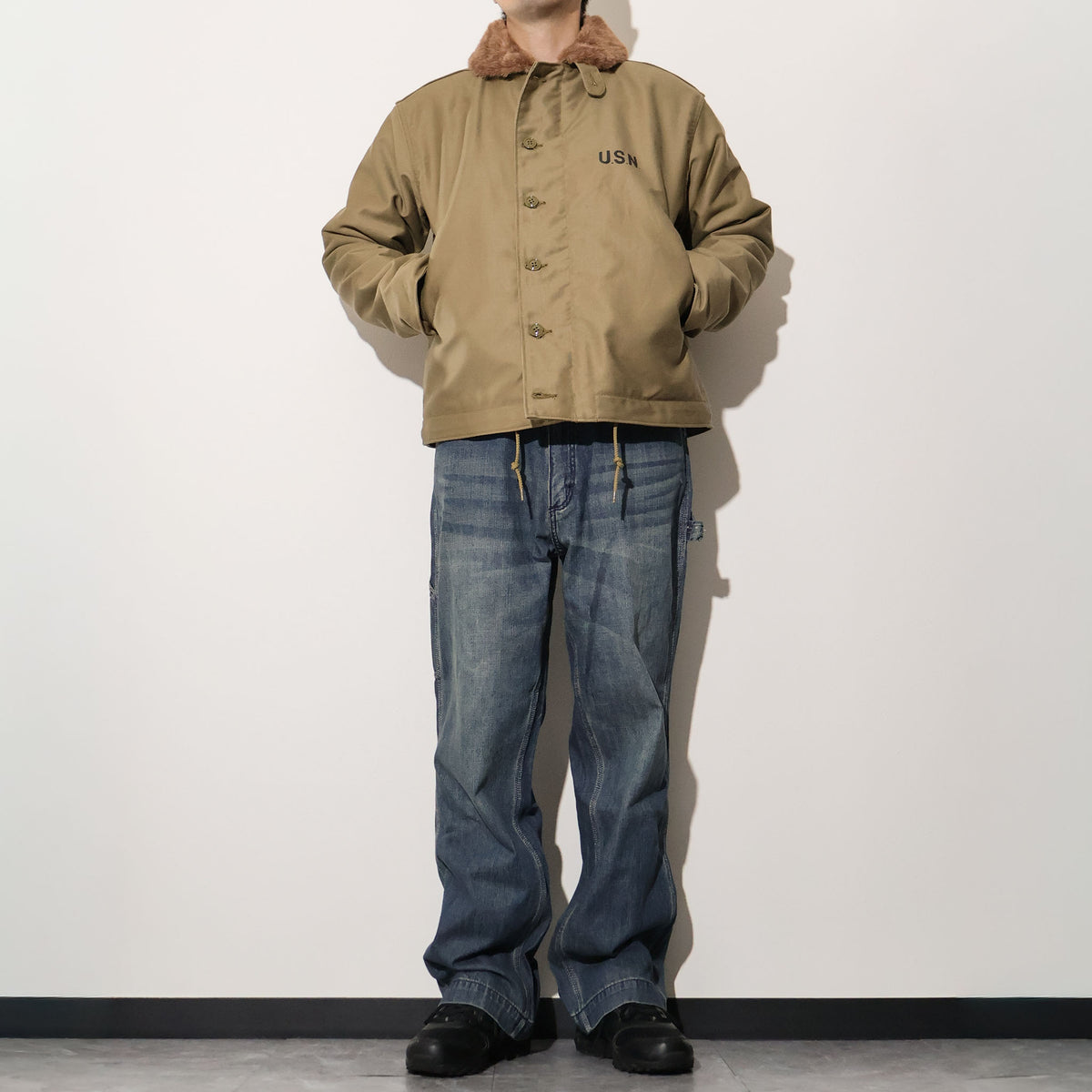 HOUSTON / 5N-1 N-1 DECK JACKET (REGULAR MODEL) TAN