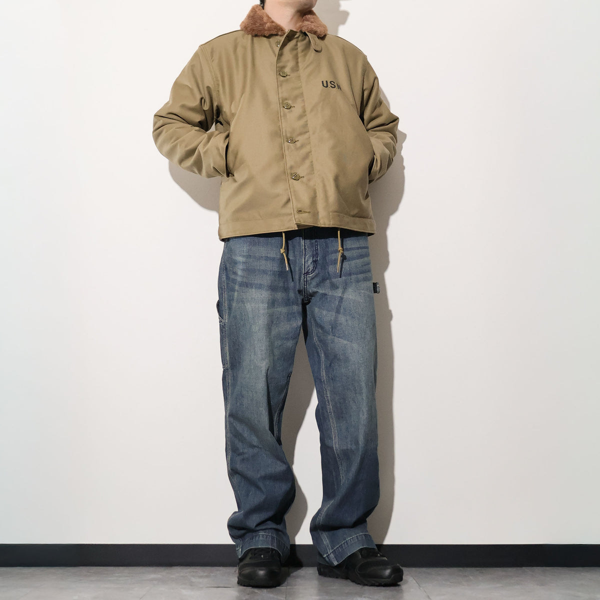 HOUSTON / 5N-1 N-1 DECK JACKET (REGULAR MODEL) TAN