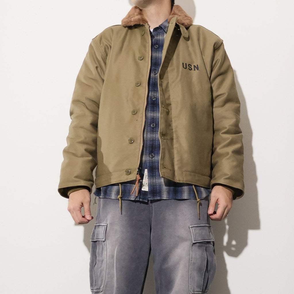 HOUSTON / 5N-1 N-1 DECK JACKET (REGULAR MODEL) TAN