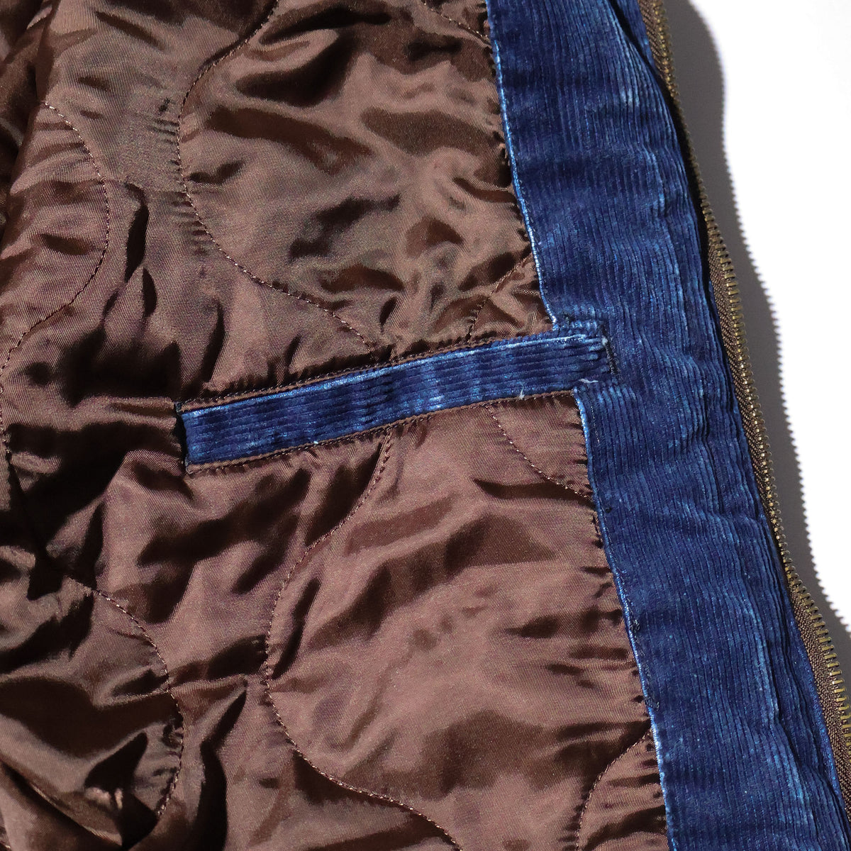 HOUSTON / 51668 INDIGO CORDUROY N-1 DECK JACKET