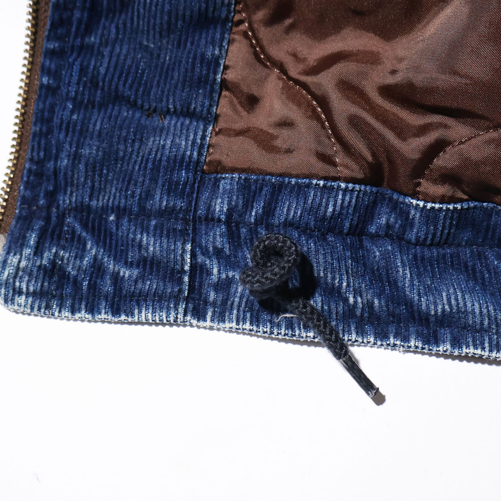 HOUSTON / 51668 INDIGO CORDUROY N-1 DECK JACKET