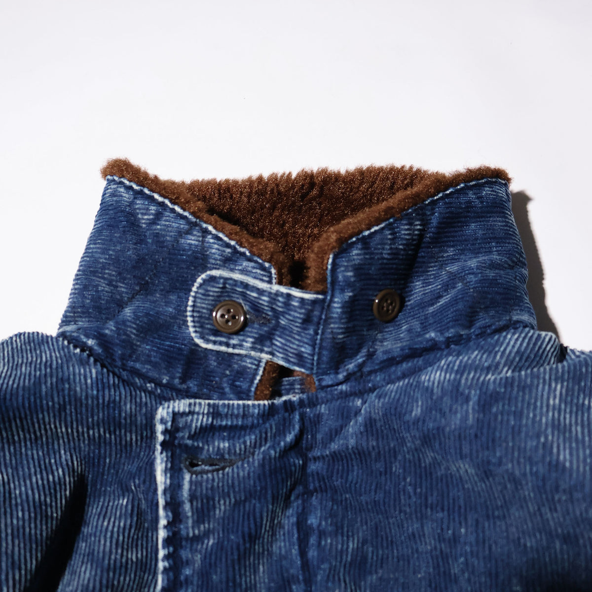 HOUSTON / 51668 INDIGO CORDUROY N-1 DECK JACKET