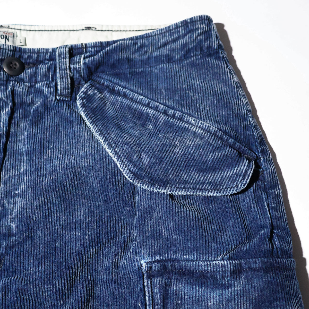HOUSTON / 10191 INDIGO CORDUROY M-65 PANTS