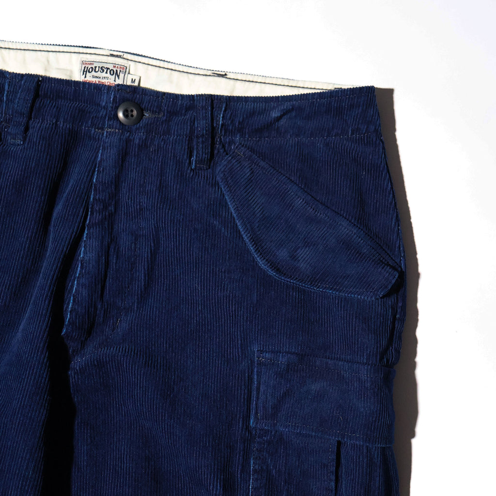HOUSTON / 10191 INDIGO CORDUROY M-65 PANTS