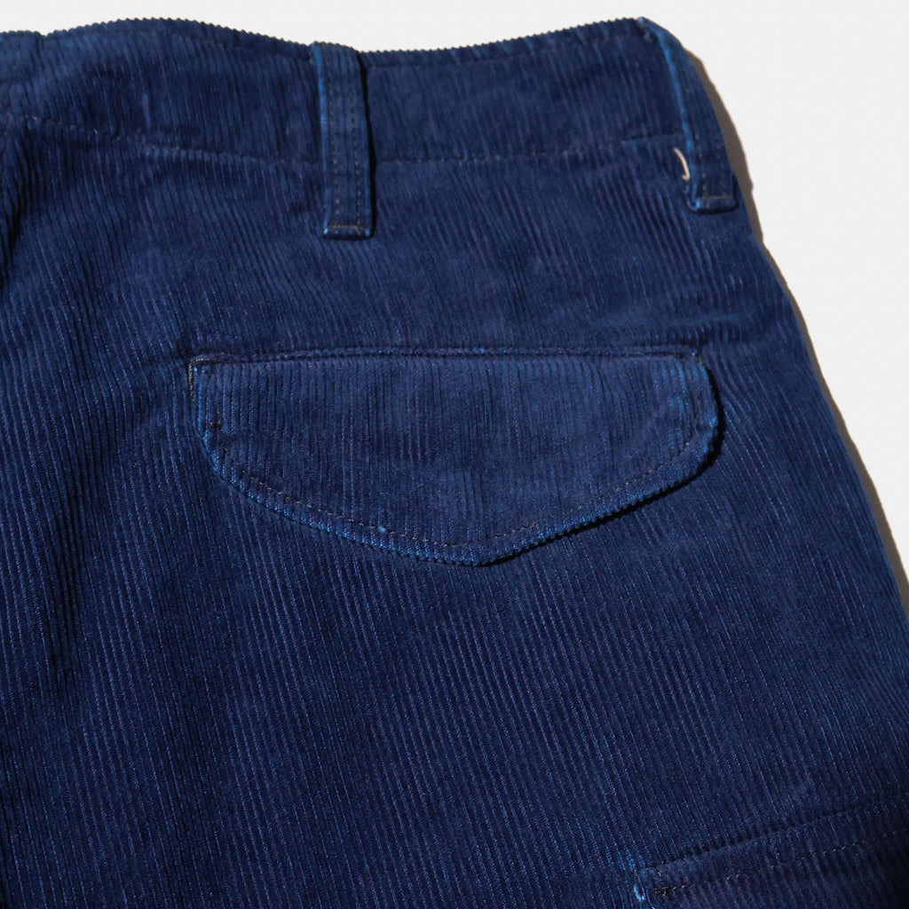 HOUSTON / 10191 INDIGO CORDUROY M-65 PANTS