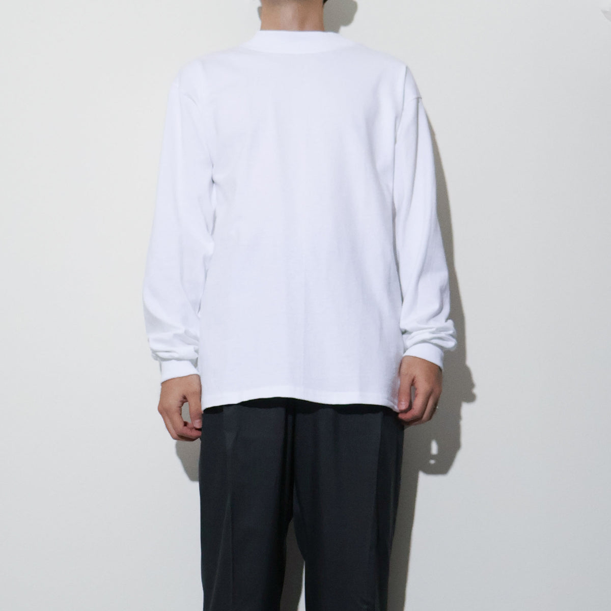 CAL CRU / 7OZ LS MOCK NECK TEE