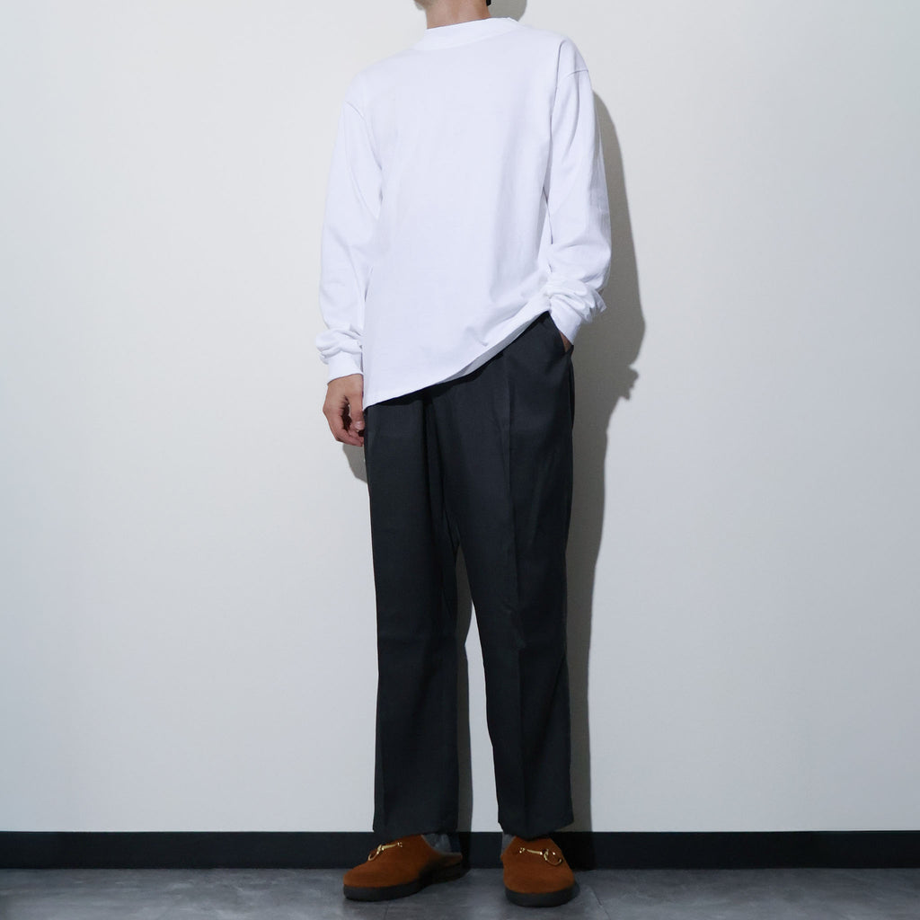 CAL CRU / 7OZ LS MOCK NECK TEE