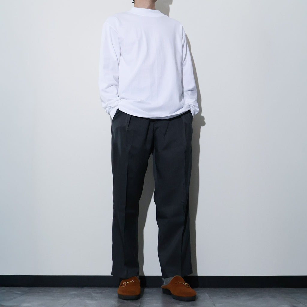 CAL CRU / 7OZ LS MOCK NECK TEE