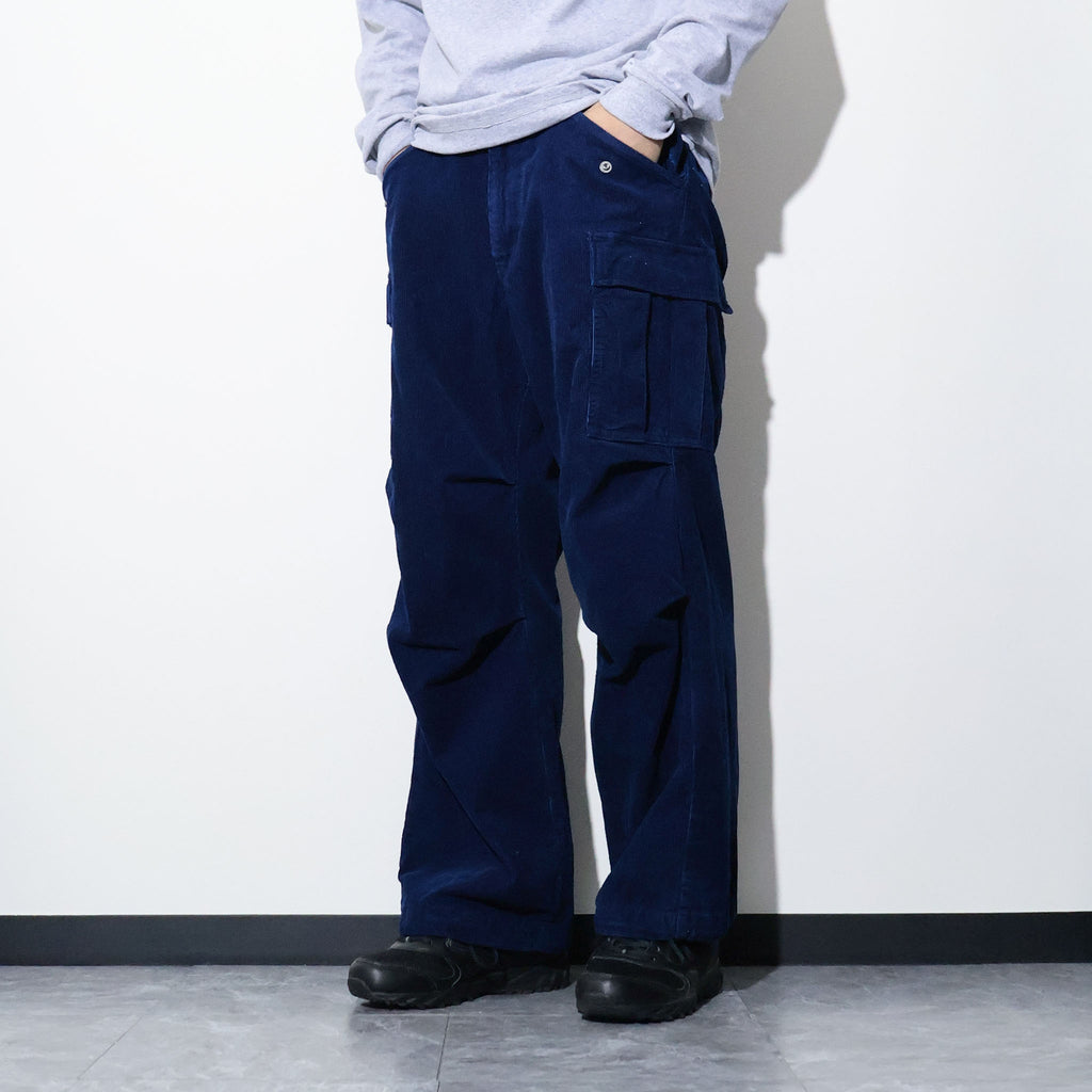 HOUSTON / 10191 INDIGO CORDUROY M-65 PANTS