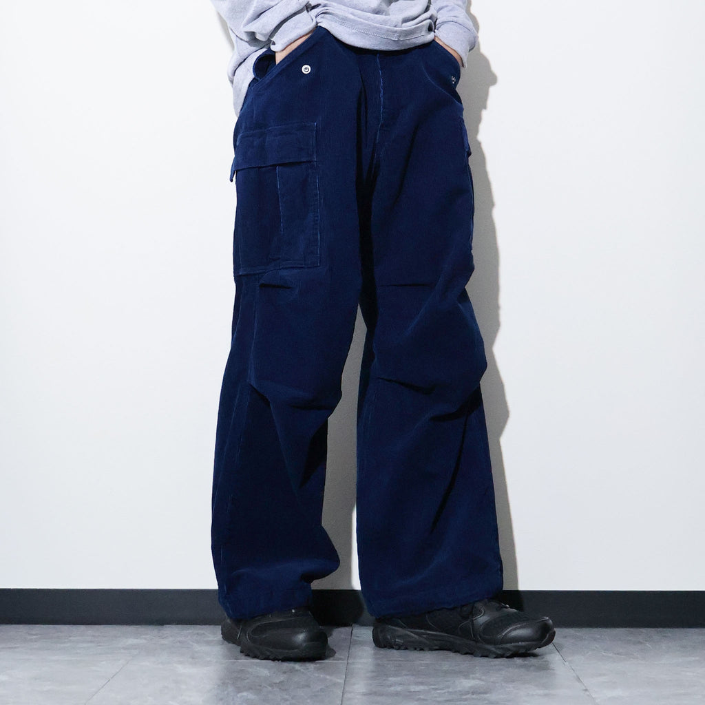HOUSTON / 10191 INDIGO CORDUROY M-65 PANTS