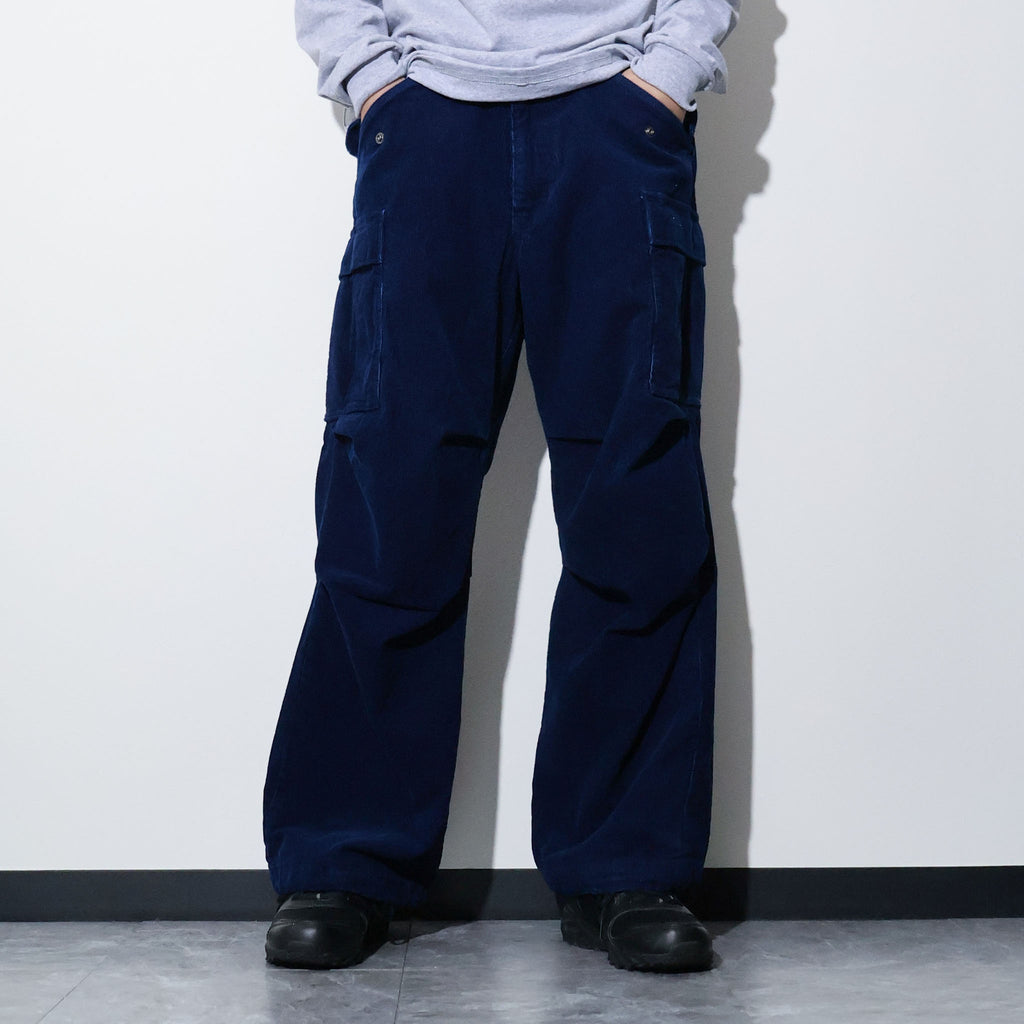HOUSTON / 10191 INDIGO CORDUROY M-65 PANTS