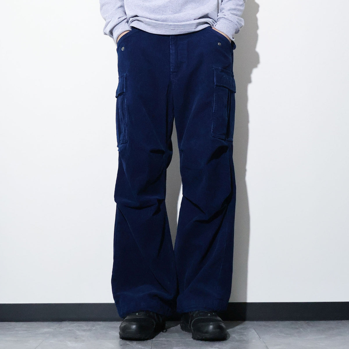 HOUSTON / 10191 INDIGO CORDUROY M-65 PANTS