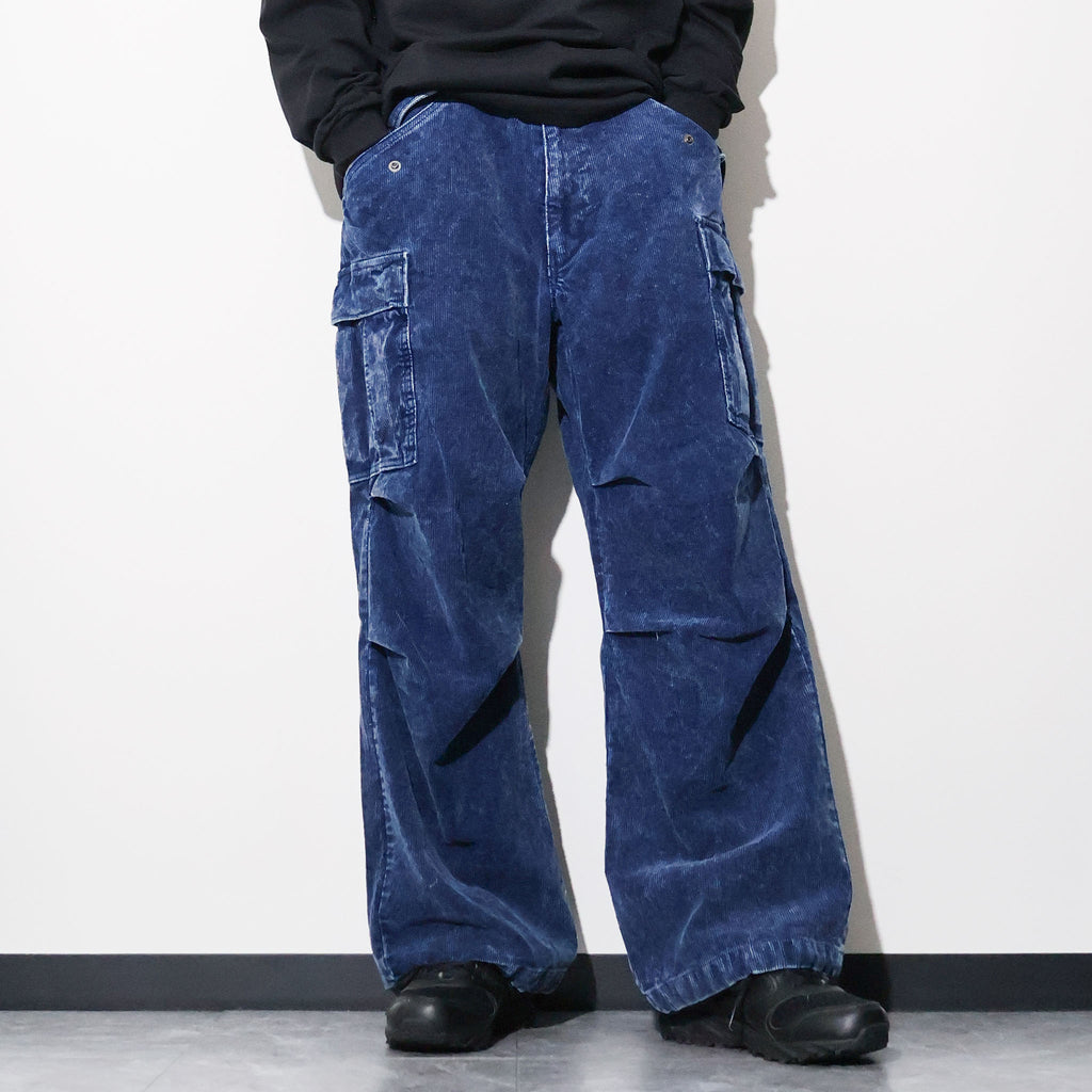 HOUSTON / 10191 INDIGO CORDUROY M-65 PANTS