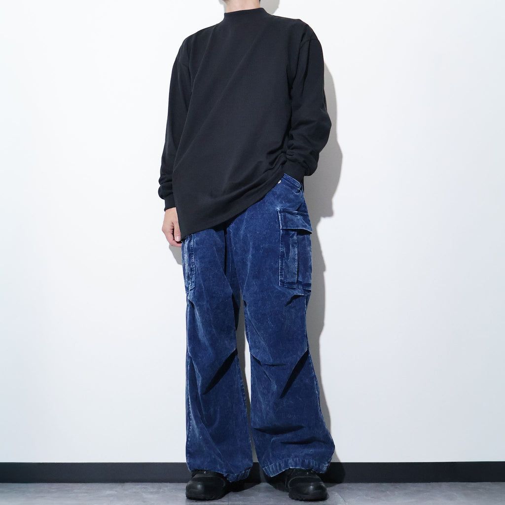 CAL CRU / 7OZ LS MOCK NECK TEE