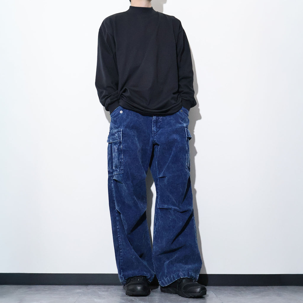 CAL CRU / 7OZ LS MOCK NECK TEE