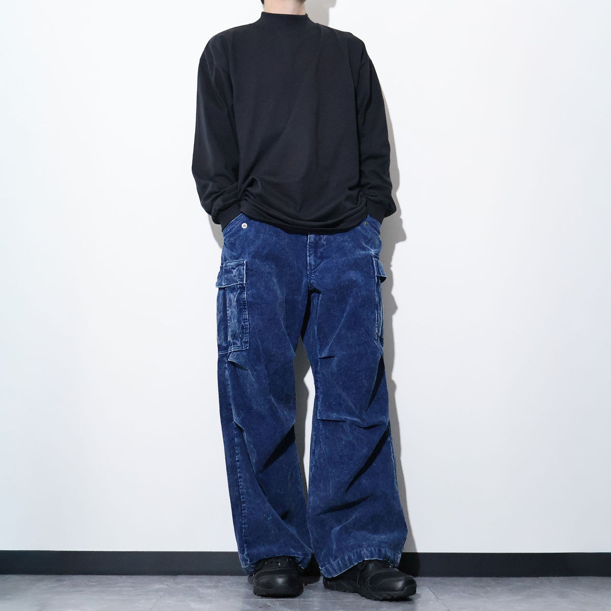 CAL CRU / 7OZ LS MOCK NECK TEE