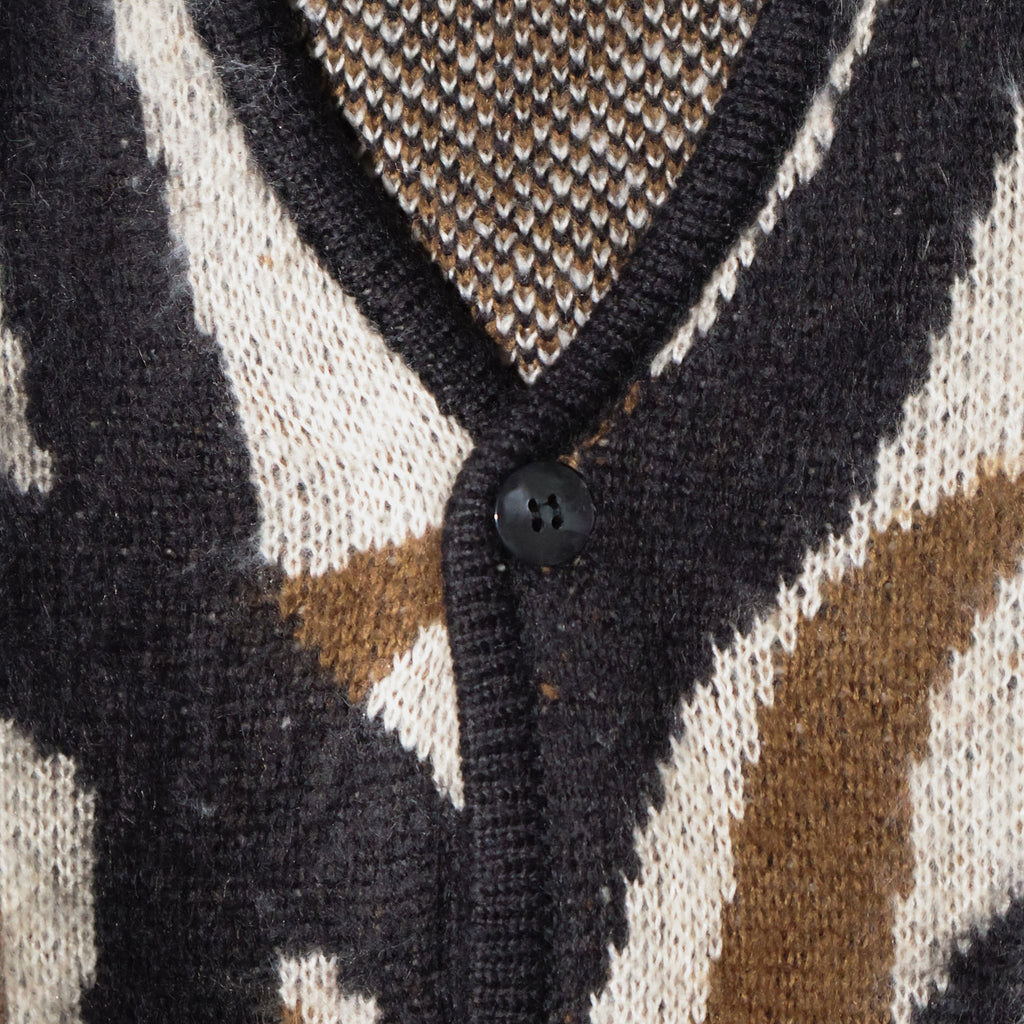 UNIVERD72 / 22447 MOHAIR TOUCH CARDIGAN (TRIBAL)