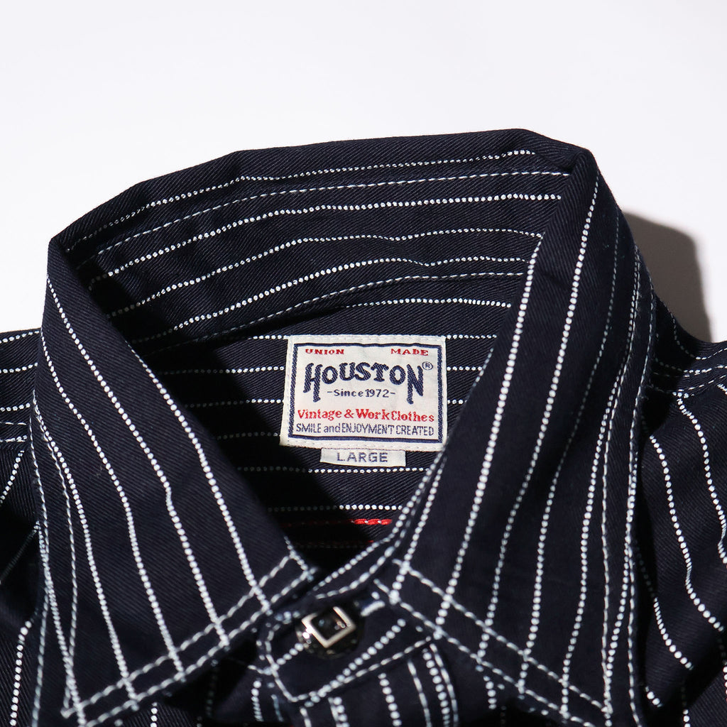 HOUSTON / 41260 INDIGO WABASH 40's WORK SHIRT