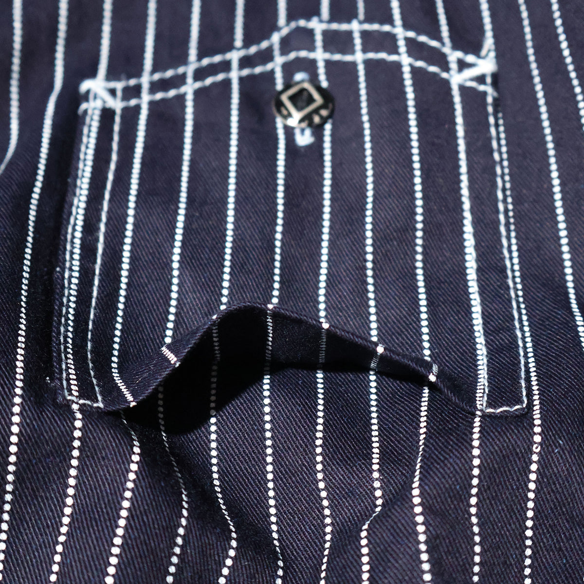 HOUSTON / 41260 INDIGO WABASH 40's WORK SHIRT