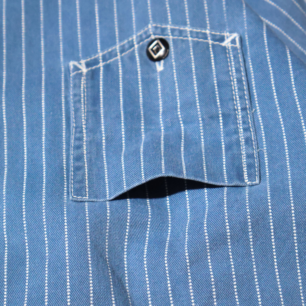 HOUSTON / 41260 INDIGO WABASH 40's WORK SHIRT