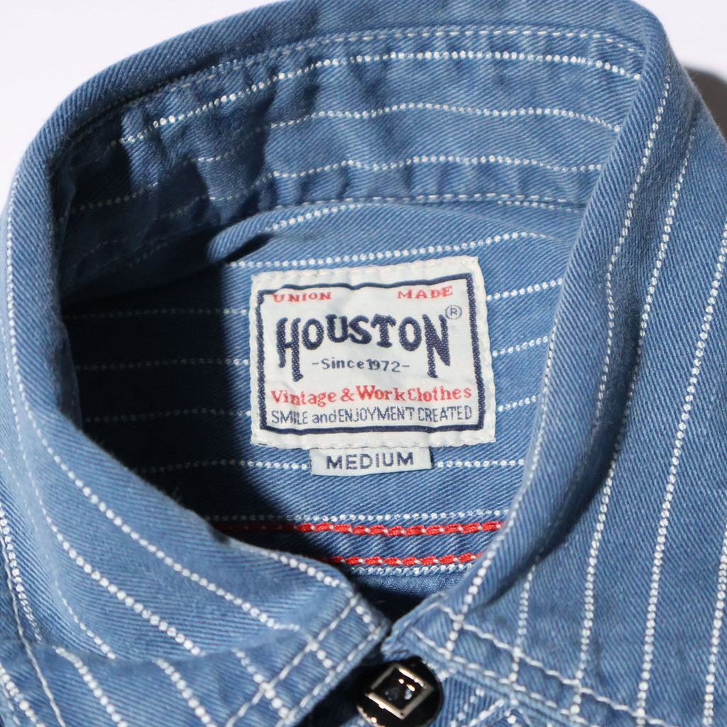 HOUSTON / 41260 INDIGO WABASH 40's WORK SHIRT