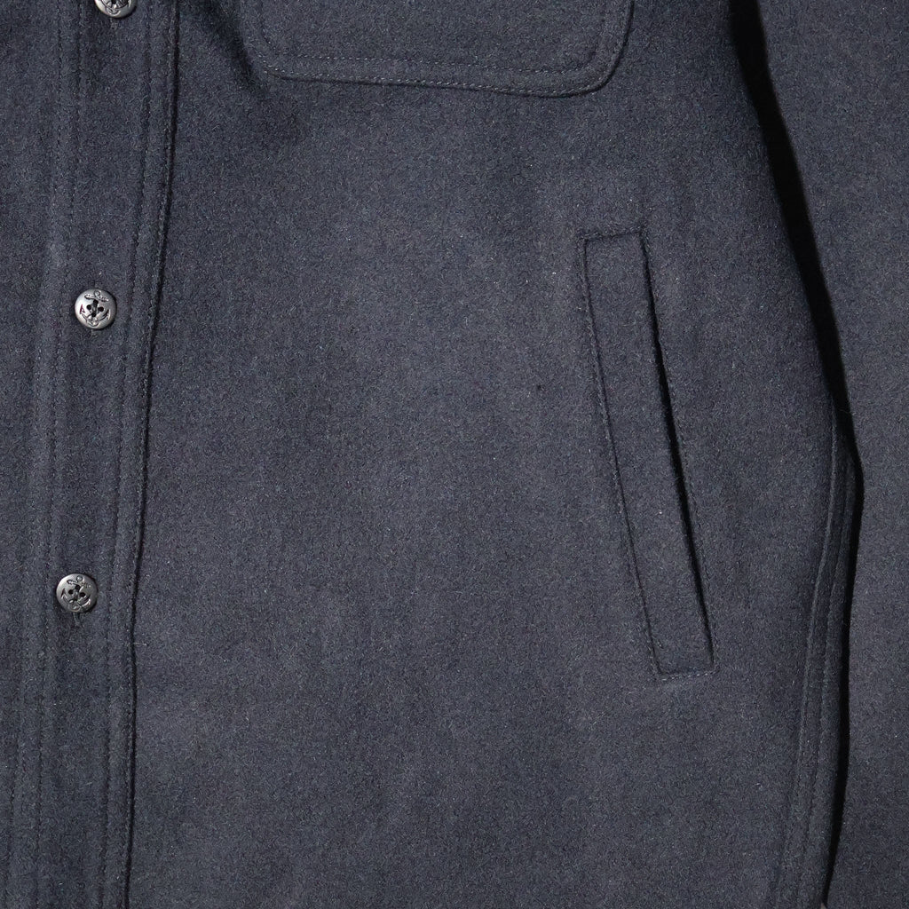 HOUSTON / 51649 MELTON CPO SHIRT JACKET