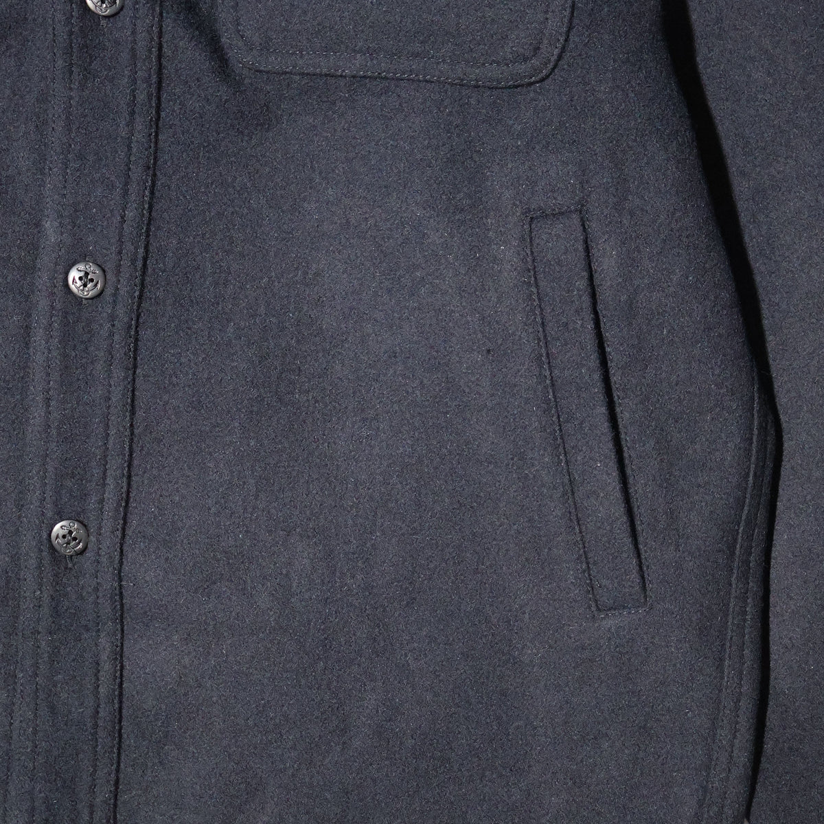 HOUSTON / 51649 MELTON CPO SHIRT JACKET