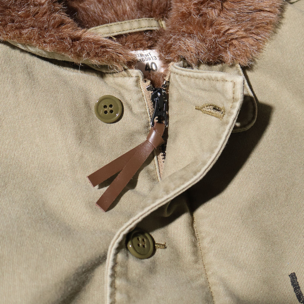 HOUSTON / 5N-1UD N-1 DECK JACKET (USED MODEL) TAN