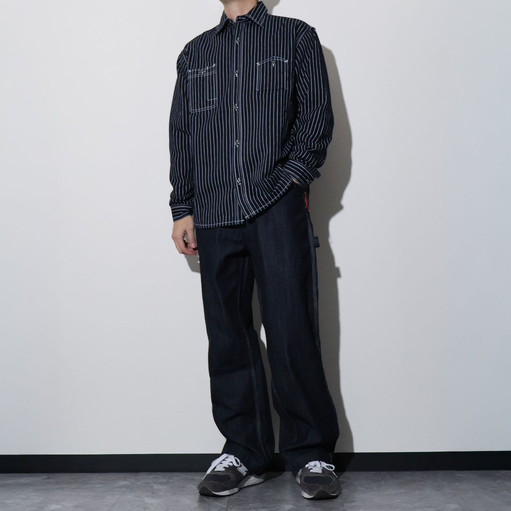 HOUSTON / 41260 INDIGO WABASH 40's WORK SHIRT