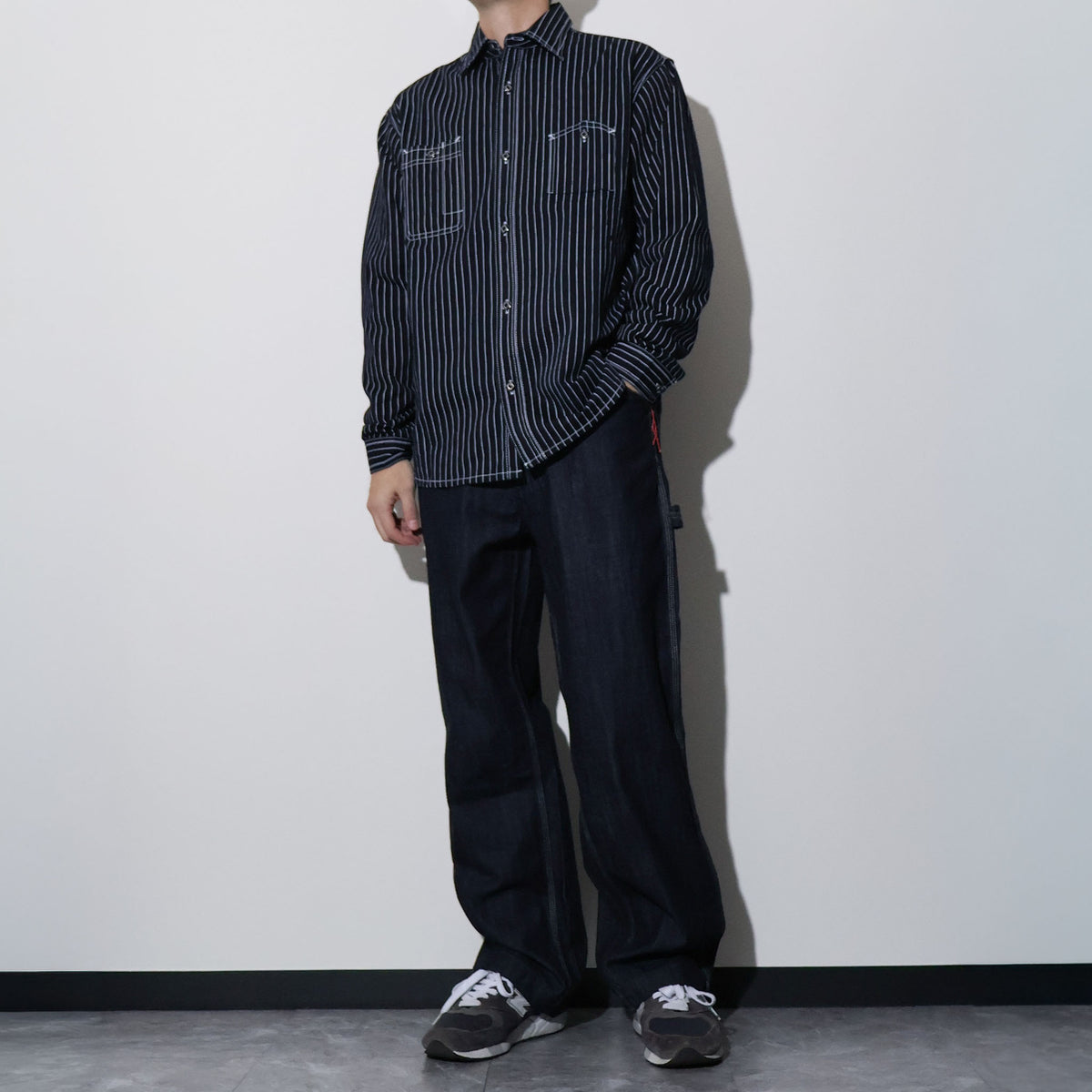 HOUSTON / 41260 INDIGO WABASH 40's WORK SHIRT