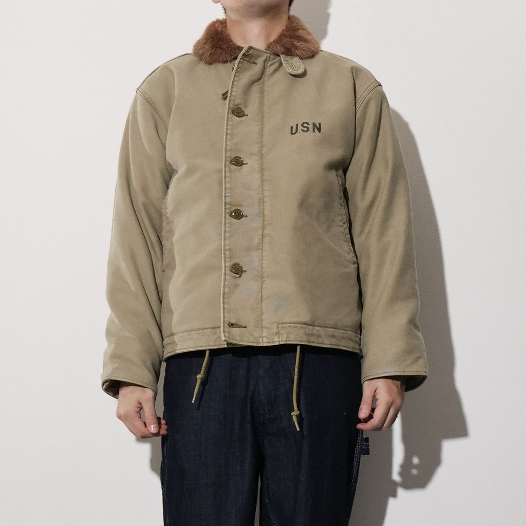 HOUSTON / 5N-1UD N-1 DECK JACKET (USED MODEL) TAN