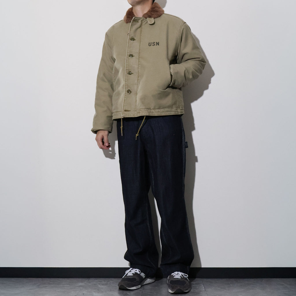 HOUSTON / 5N-1UD N-1 DECK JACKET (USED MODEL) TAN