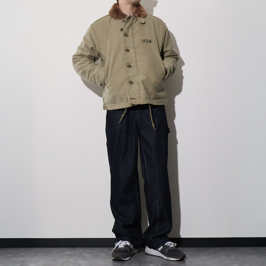 HOUSTON / 5N-1UD N-1 DECK JACKET (USED MODEL) TAN