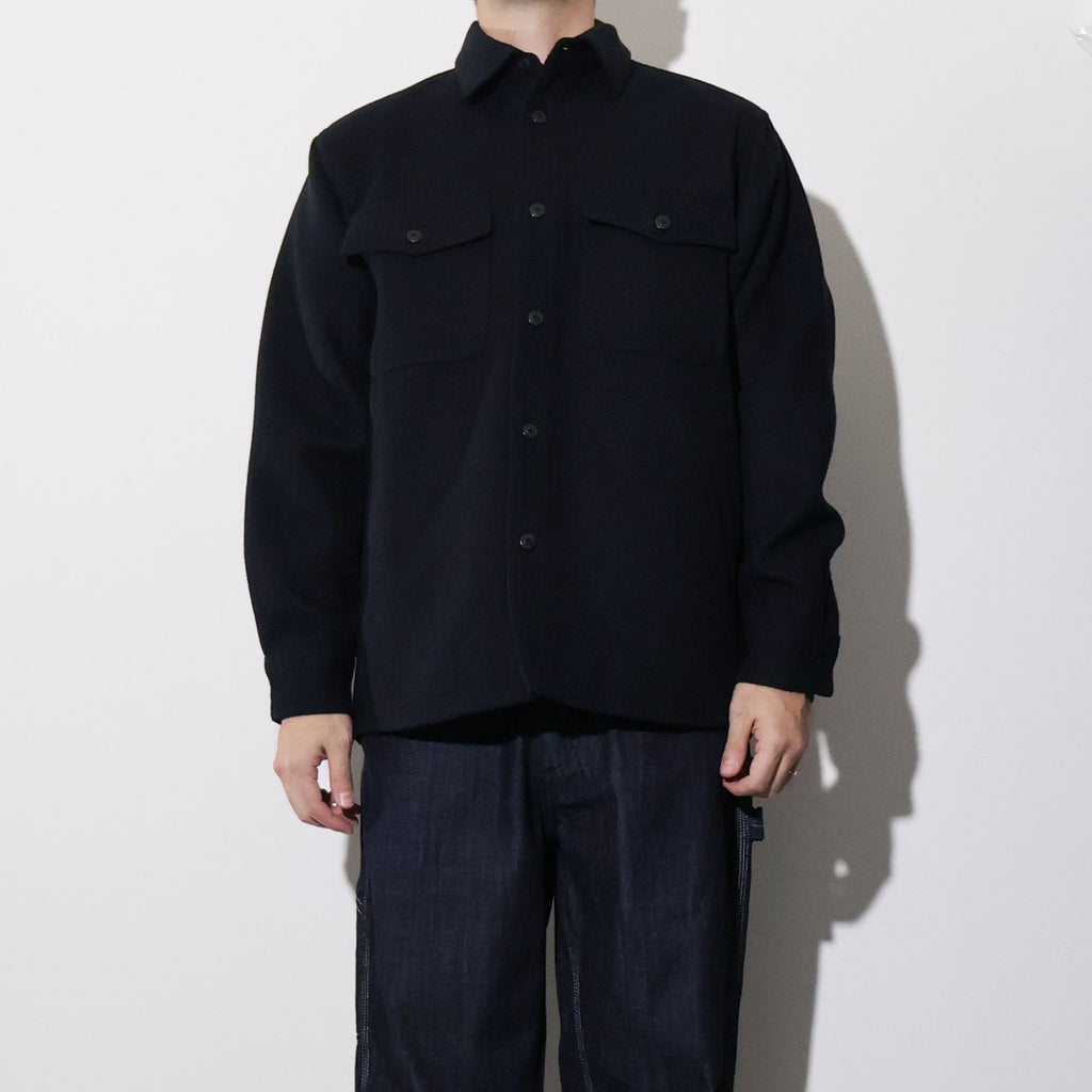 HOUSTON / 51649 MELTON CPO SHIRT JACKET