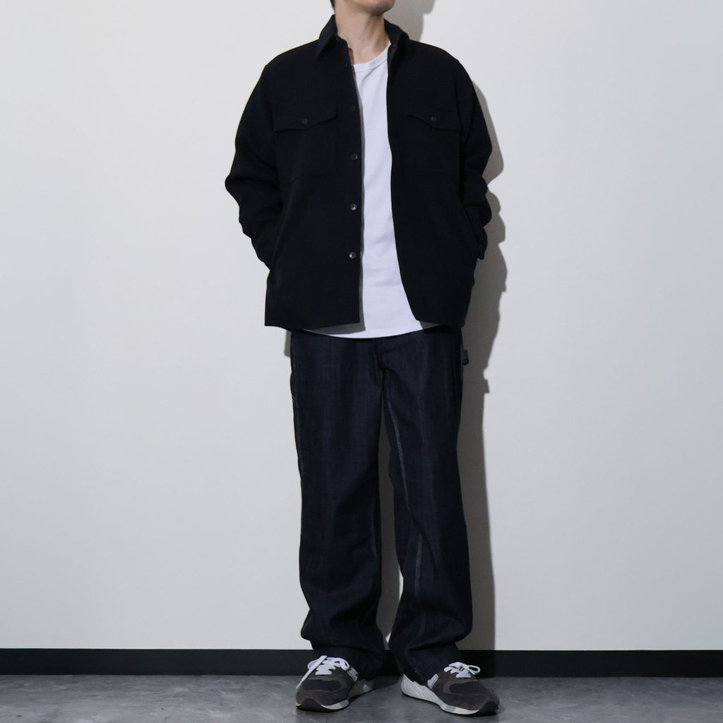 HOUSTON / 51649 MELTON CPO SHIRT JACKET
