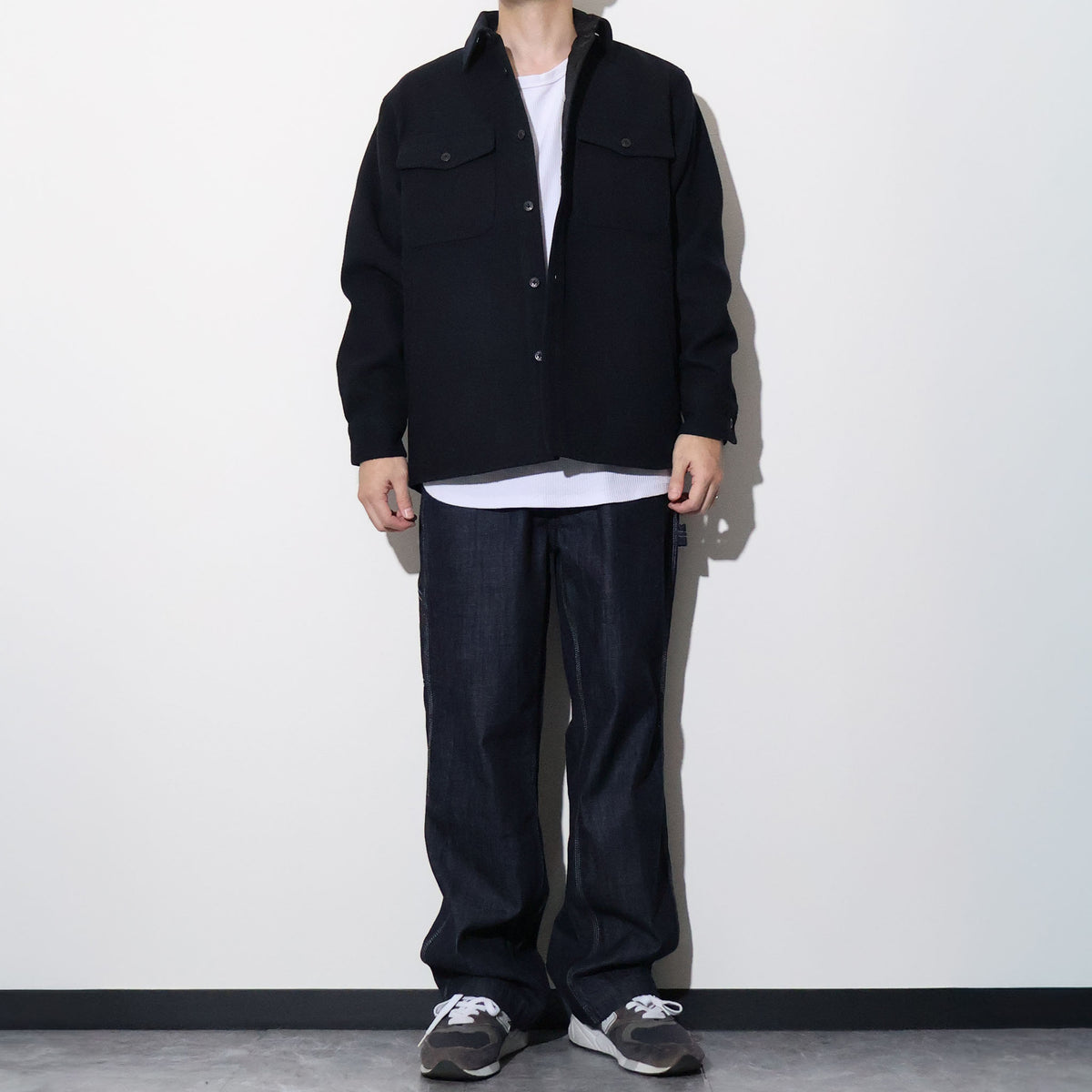 HOUSTON / 51649 MELTON CPO SHIRT JACKET